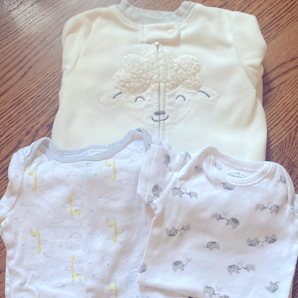 3 piece unisex 0-3M Bundle